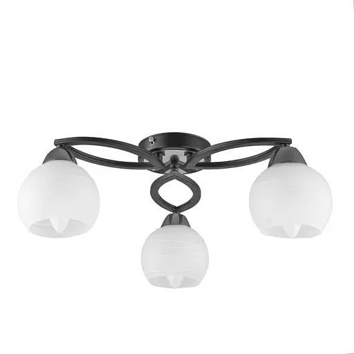 Люстра стельова Brille класична в спальню E27 60W CH (LK-558C/3)