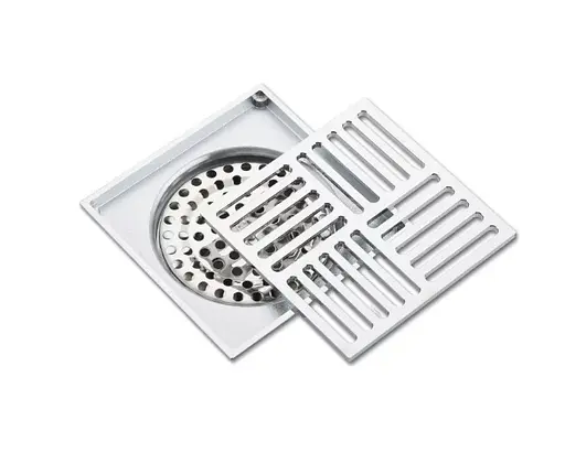 Душевой трап Gappo 100х100 мм, хром G81051 - фото 2