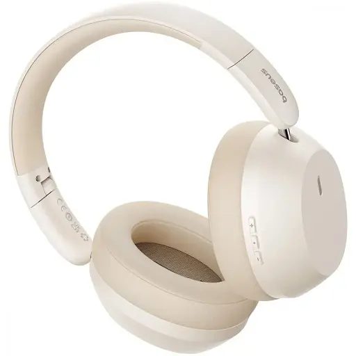 Беспроводные наушники Baseus Bass 35 Max white - фото 6
