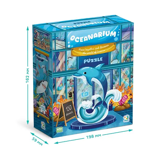 Дитячий віммельпазл "Музей Океанаріум" DoDo Toys 300641, 150 елементів - фото 5