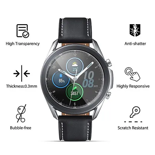 Загартоване скло для годинника VSKEY для Samsung Galaxy Watch 3 41 мм, діаметр 30,5 мм - фото 2