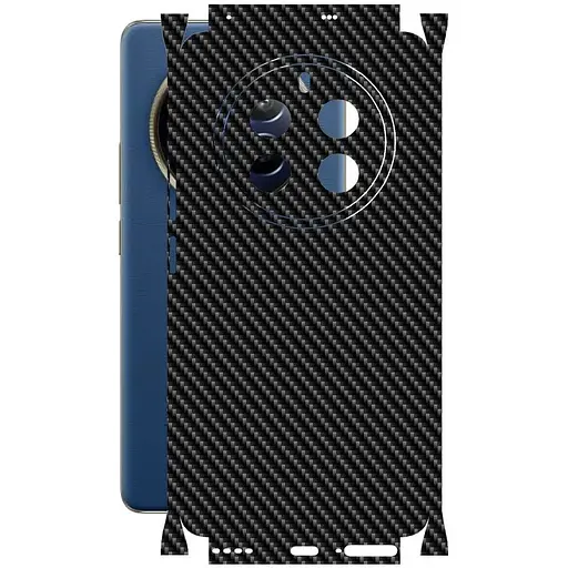 Защитная пленка StatusSKIN для Realme 12 Pro Корпус Винил Карбон черный - фото 1
