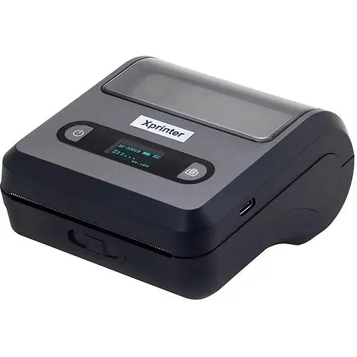 Мобільний термопринтер етикеток Xprinter XP-P3301B 40-82mm (USB+bluetooth) чорний - фото 1