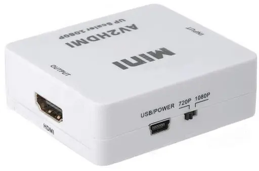 Конвертер Hdmi to AVВхід Hdmi мама -- Вихід 3RCA мама - фото 4