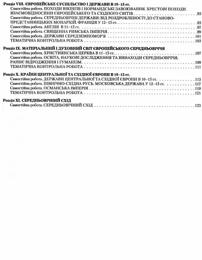 Історія України. Всесвітня Історія. 7 клас. Тестовий контроль результатів навчання - фото 3