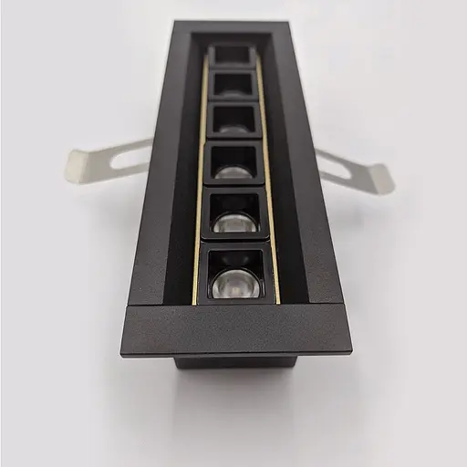 Встраиваемый светильник Skarlat RSL74167 12x2W BK+GD 3000K - фото 2