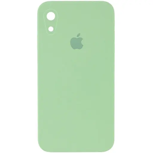 Чохол Epik Silicone Case Square Full Camera Protective AA для Apple iPhone XR 6.1 М'ятний/Mint