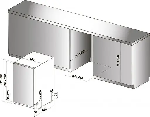 Посудомийна машина Indesit DSIC3M19 - фото 4