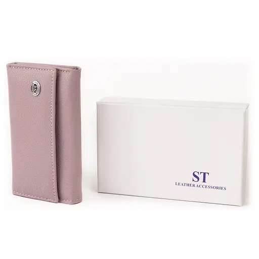 Жіночий шкіряний гаманець-ключниця ST Leather 12.3х7.3х1 см acs0015810 - фото 5