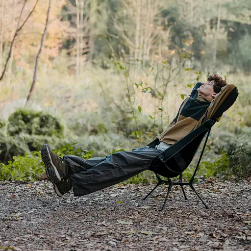 Стілець складаний ультралегкий Naturehike CNK2550JJ013 Yamami YL01 чорний - фото 12