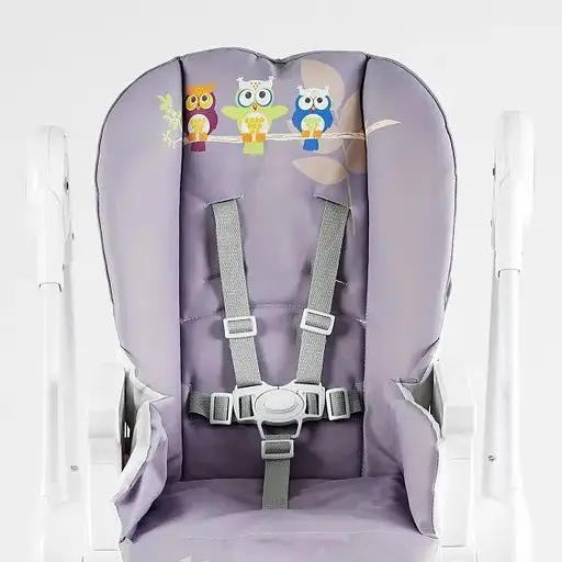 Стульчик для кормления Joy K-60290, мягкий чехол ПВХ, 4 колеса, съемный столик, корзина, в коробке - фото 2