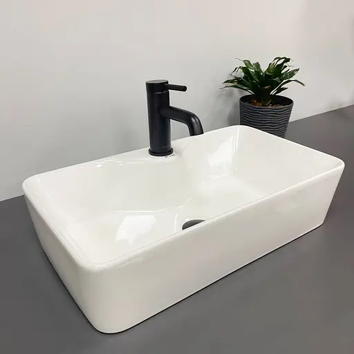 Умивальник VBI Forli L white накладний VBI-011103, Білий - фото 3