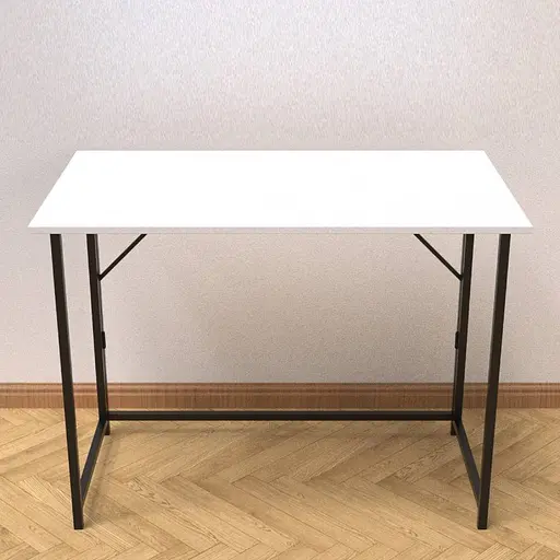 Стіл розкладний Моріс Ferrum-decor 750x1000x600 Чорний метал ДСП Біле 16 мм (FRD-104669) - фото 6