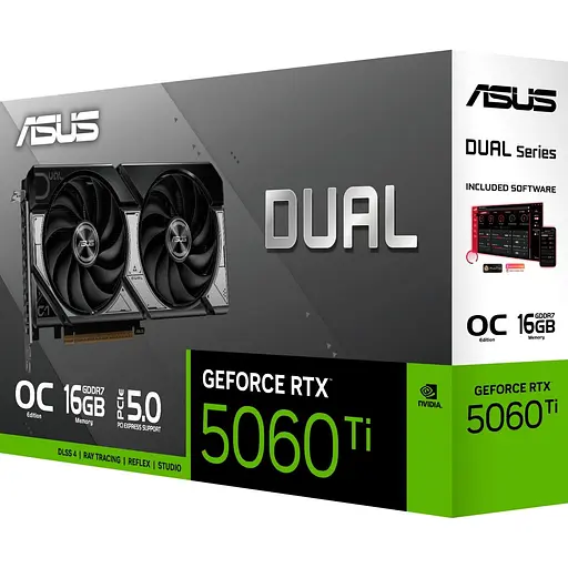 Видеокарта Asus Dual GeForce RTX 5060 Ti 16 GB OC Edition (DUAL-RTX5060TI-O16G) UA [135968] - фото 8