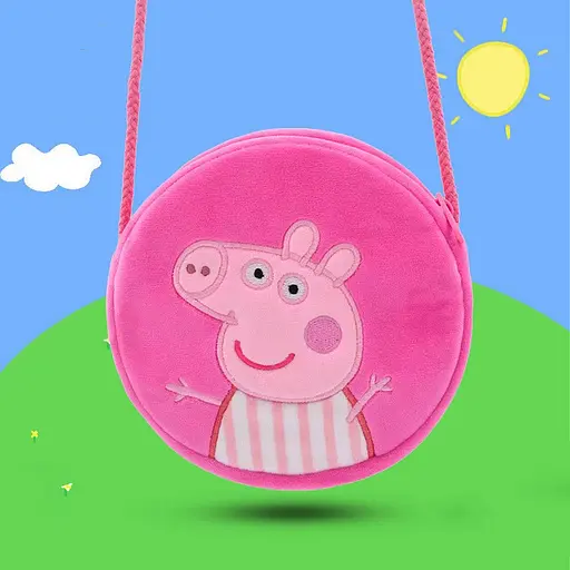 Сумочка Герой Свинка Пеппа, 1 відділення, застібка, регульований ремінець, 21x4x20 см, M18428 (В асортименті) - фото 3