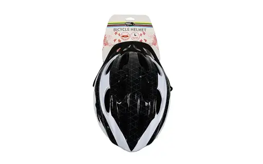 Шлем велосипедный "GOOD BIKE" L 58-60 см черно/белый (88855/4-IS) - фото 2