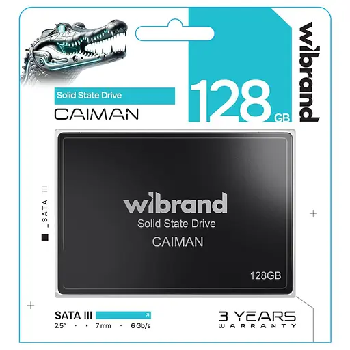 Накопитель SSD Wibrand Sata 2.5 128GB Caiman 120 (WI2.5SSD/CA128GBST) - фото 2