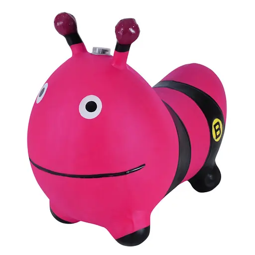 Дитяча іграшка-стрибун "Бджілка" Bambi RB2515 музика, світло Рожевий - фото 1