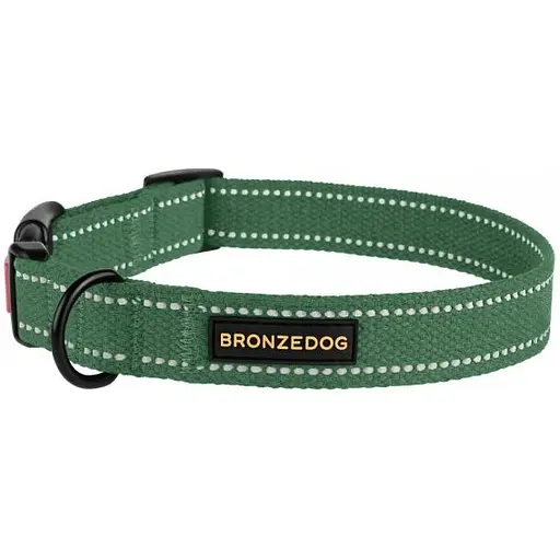 Ошейник для собак Barksi Сotton S 25-33х1.6 см армейский - фото 4