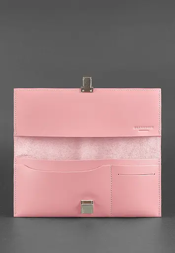 Кожаный женский тревел-кейс Journey 2.0 Розовый - фото 3