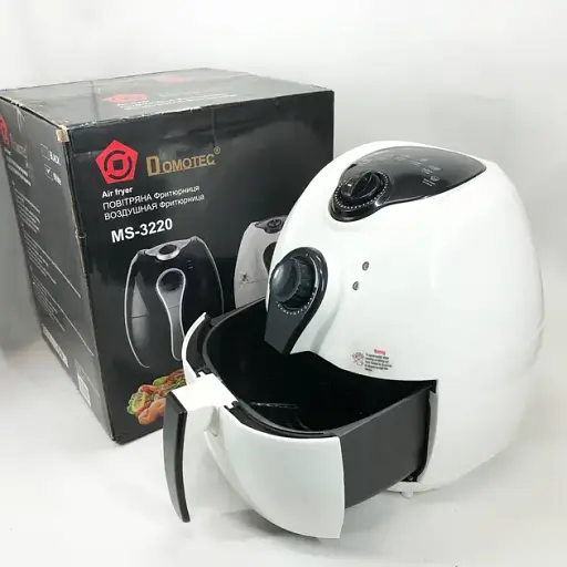 Аэро фритюрница Air Fryer DOMOTEC MS-3220 белый - фото 4