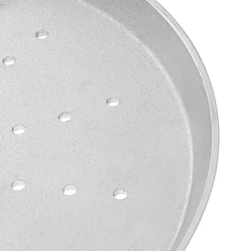 Форма перфорована для випікання піци з литого алюмінію Ø 27 см, Полімет Сірий 85645 - фото 6