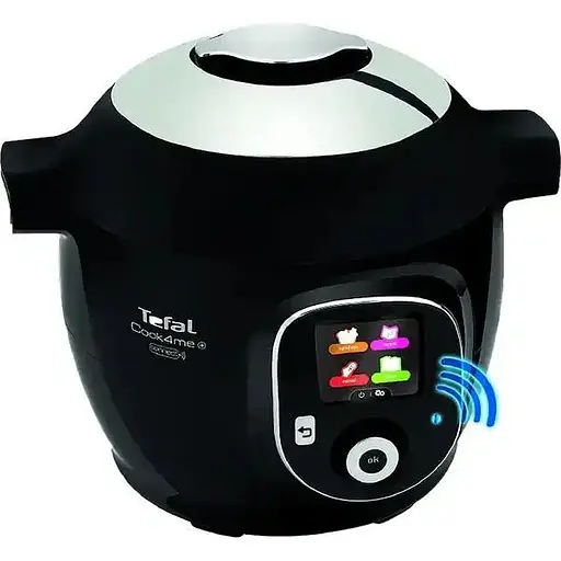Мультиварка Tefal Cook4Me+ Connect CY855830, 6л, 1600Вт, 6 программ, черно-серебристая - фото 6
