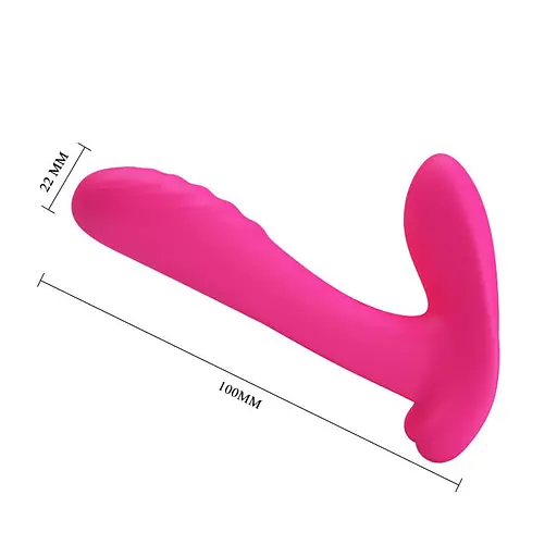 Вібратор Pretty Love Remote Control 10 см рожевий - фото 6