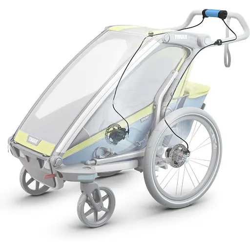 Дитяча коляска Thule Chariot Sport Double (Chartreuse-Mykonos) (TH 10201004) - фото 12