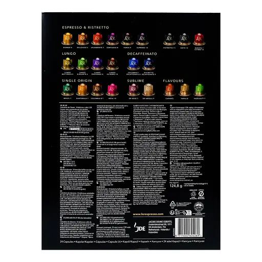 Набір кави натуральної смаженої меленої в капсулах Адвент календар L’OR к / у 24 х 5.2 г - фото 6