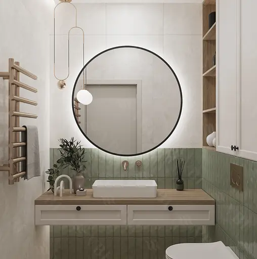 Умивальник VBI Triest white накладний VBI-012700, Білий - фото 3