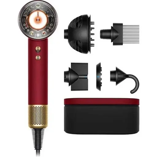Фен Dyson Supersonic HD16 Nural Red Velvet / Gold (594823-01) EU - фото 1
