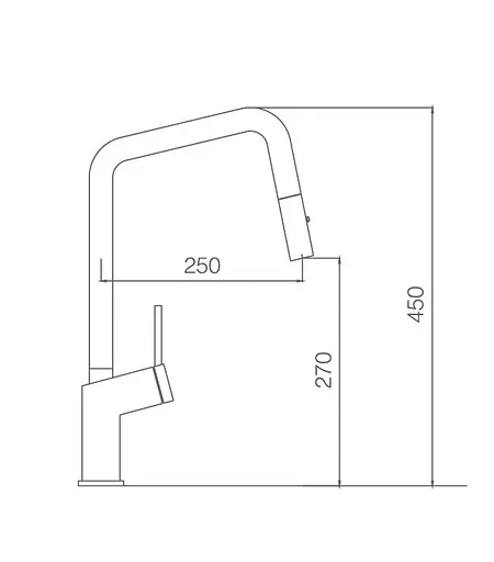 Змішувач для кухні Imex Bonn PVD Black Gun Metal GCE024/BGM Графіт - фото 4