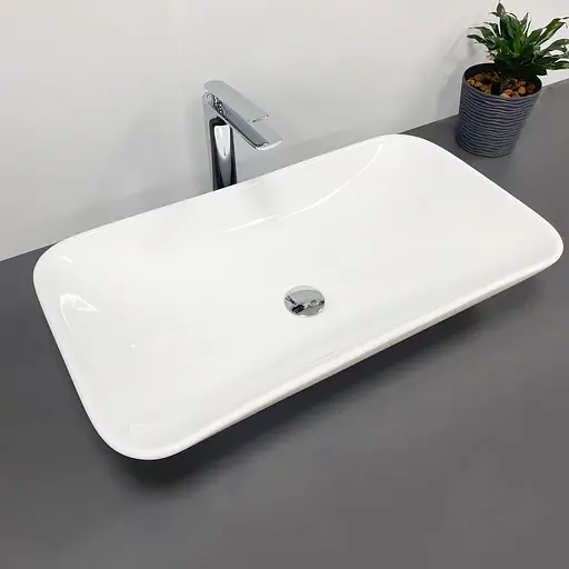 Умивальник VBI Pineto white накладний VBI-012607, Білий - фото 4