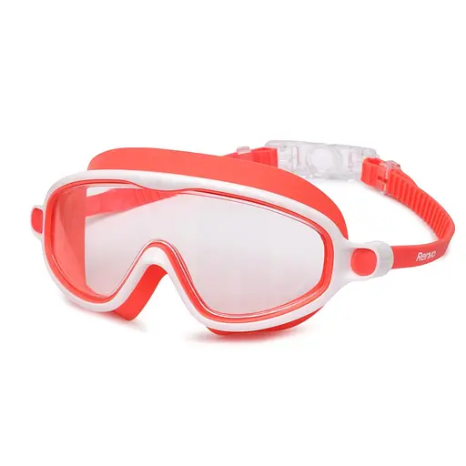 Дитяча маска для плавання Renvo Garsen JR Anti-fog червоний білий OSFM (1SM110-0503) - фото 1