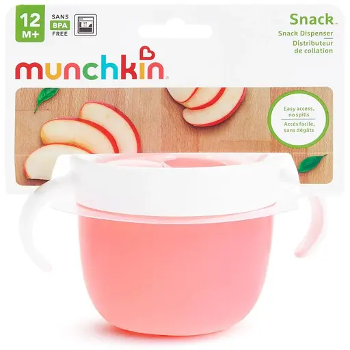 Контейнер для снеков Munchkin Snack розовый (90176.02) - фото 3