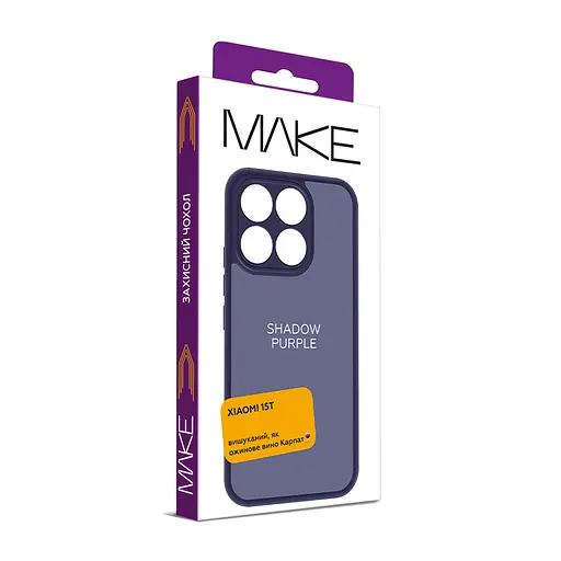 Чохол MAKE Xiaomi 15T Shadow Purple - фото 2