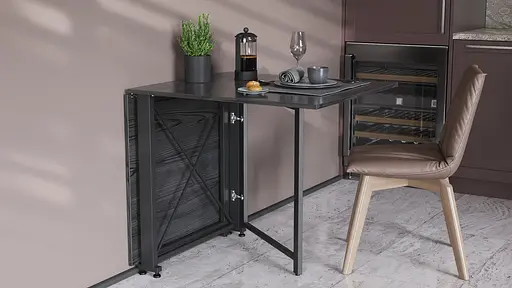 Стіл-книга трансформер Оріон 2 Ferrum-decor 750x1520x730 Чорний метал ДСП Сосна Кембра 16 мм (FRD-104585) - фото 8