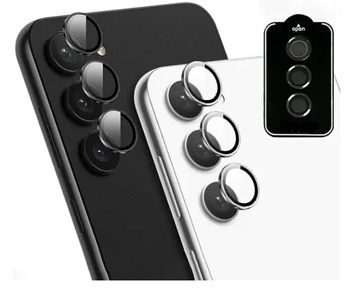Захисне скло на камеру DK Lens Metal Ring Eagle Eye для Samsung Galaxy S23+ S916 015719 black - фото 6