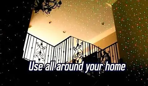 Лазерний проектор Star Shower Lazer light (для вулиці і вдома) Зірки - фото 6