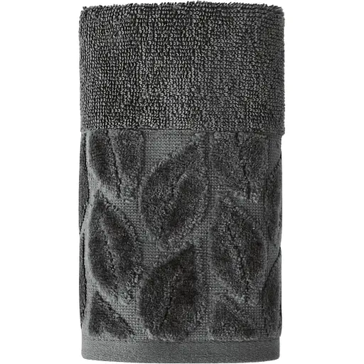 Полотенце махровое Soho Leaves 30х50 см Dark Gray (30*50 Leaves Dark Gray) - фото 2