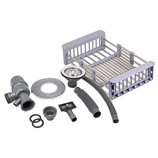 Кухонна мийка Lidz H5050 Brush 3.0/1.0 мм (LIDZH5050BRU3010), Нержавіюча сталь - фото 8