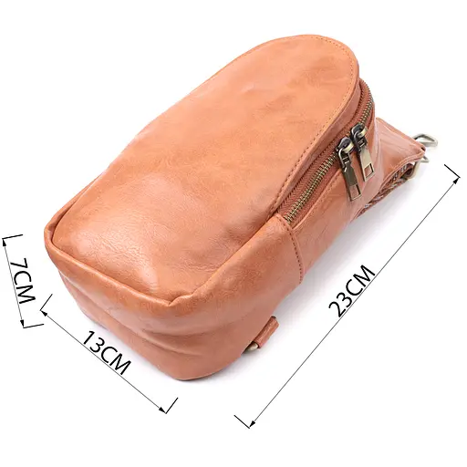 Сумка Vintage через плечо из экокожи 13х23х7 см sum0026984 - фото 3