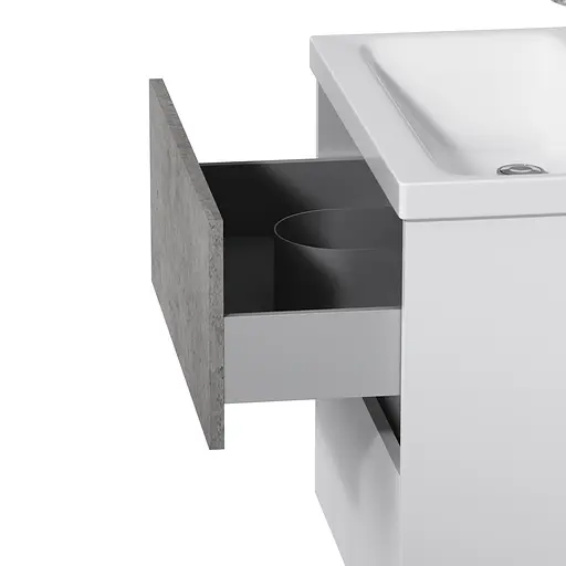 Тумба подвесная AM.P GEM S 60 см с умывальником (M91-FHX0602-WC0602BF38) - фото 7