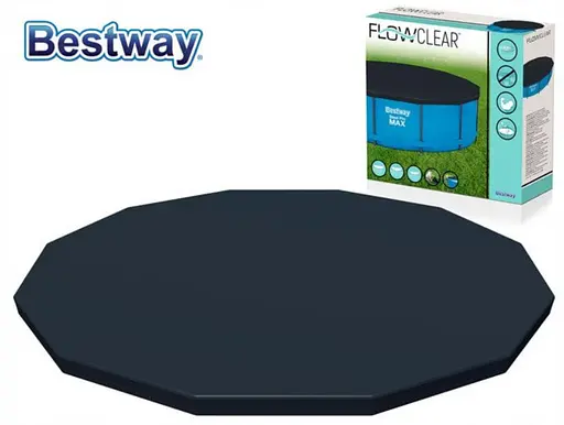 Тент Bestway 58037 366 см защитное покрытие чехол для бассейна - фото 2