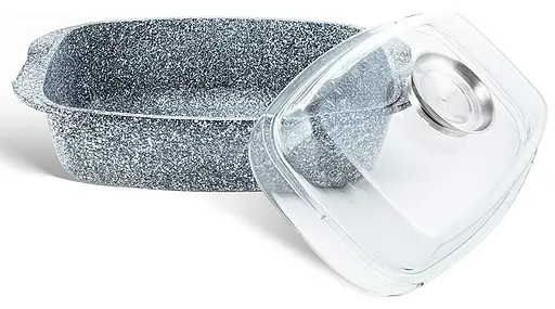 Гусятниця Edenberg EB-8007 з литого алюмінію з гранітним покриттям з кришкою - фото 4