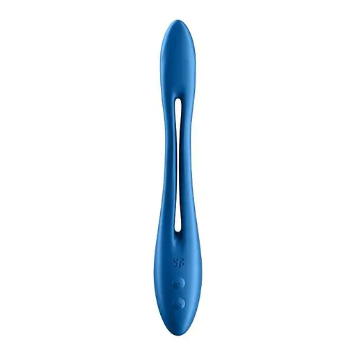 Вібратор Satisfyer Elastic Game 20 см блакитний - фото 9