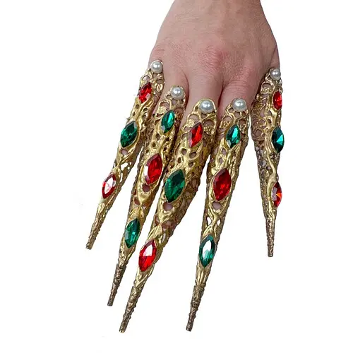 Кігті в камінні Cristal, в наборі 5 шт - фото 2