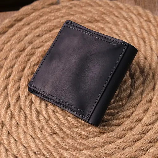 Кожаный кошелек Grande Pelle 9.5х10х1.5 см acs0024000 - фото 7