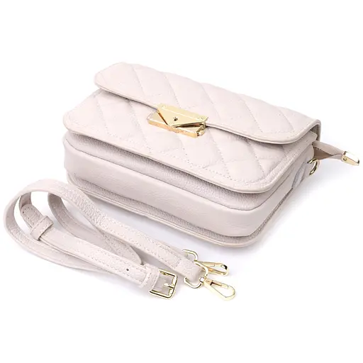 Кожаная женская сумка Vintage 21х14.5х8.5 см sum0026619 - фото 6